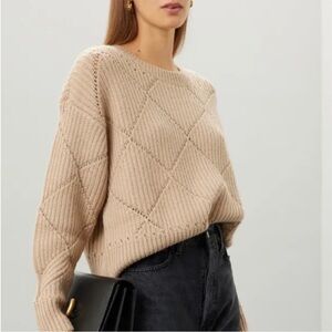 🍦🍦Thakoon Collective - Diamond Knit Sweater — Size S 🍦🍦NWT